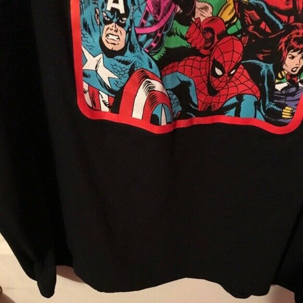 Marvel Black Graphic Superheroes T-Shirt Mens XXL - Picture 6 of 12
